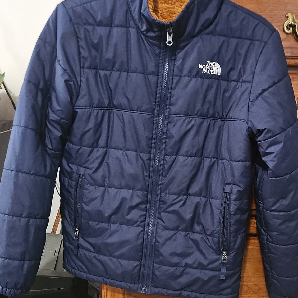 The North Face Boys Navy Puffer Jacket